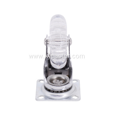 75 mm Transparent caster wheel Office Chair